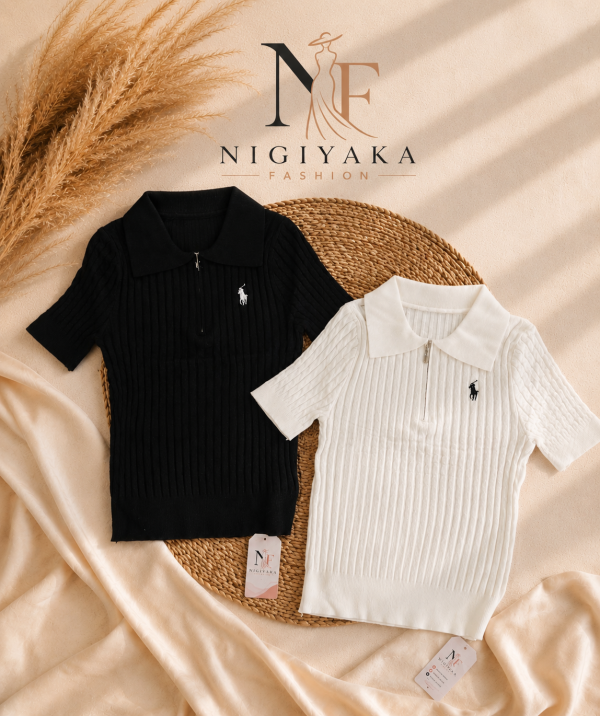 Polo Knit Shirt By Nigiyaka