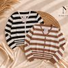Stripe Cardigan Knit